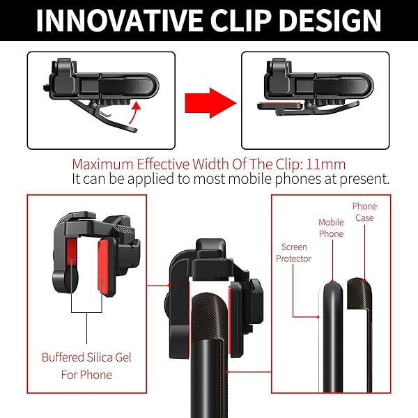 IFYOO IFYOO Z108 Mobile Gaming Controller: Enhance PUBG, Fortnite & COD Mobile with Sensitive L1R1 Triggers for Android & iPhone - View 3 of 8