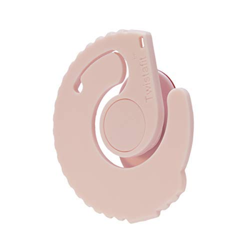 TF Twistafit Flexy Grips Smooth Solid Phone Grip in Light Pink for Secure and Comfortable Hold - View 3 of 4