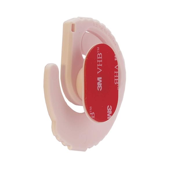 TF Twistafit Flexy Grips Smooth Solid Phone Grip in Light Pink for Secure and Comfortable Hold - View 4 of 4