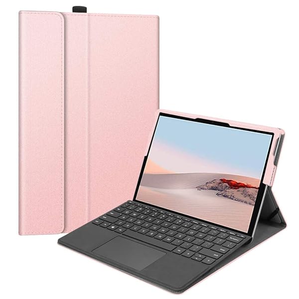 FINTIE Fintie Case for Microsoft Surface Go 2 2020 Release Multiple Angle Viewing Portfolio Business Cover Rose Gold - View 2 of 10
