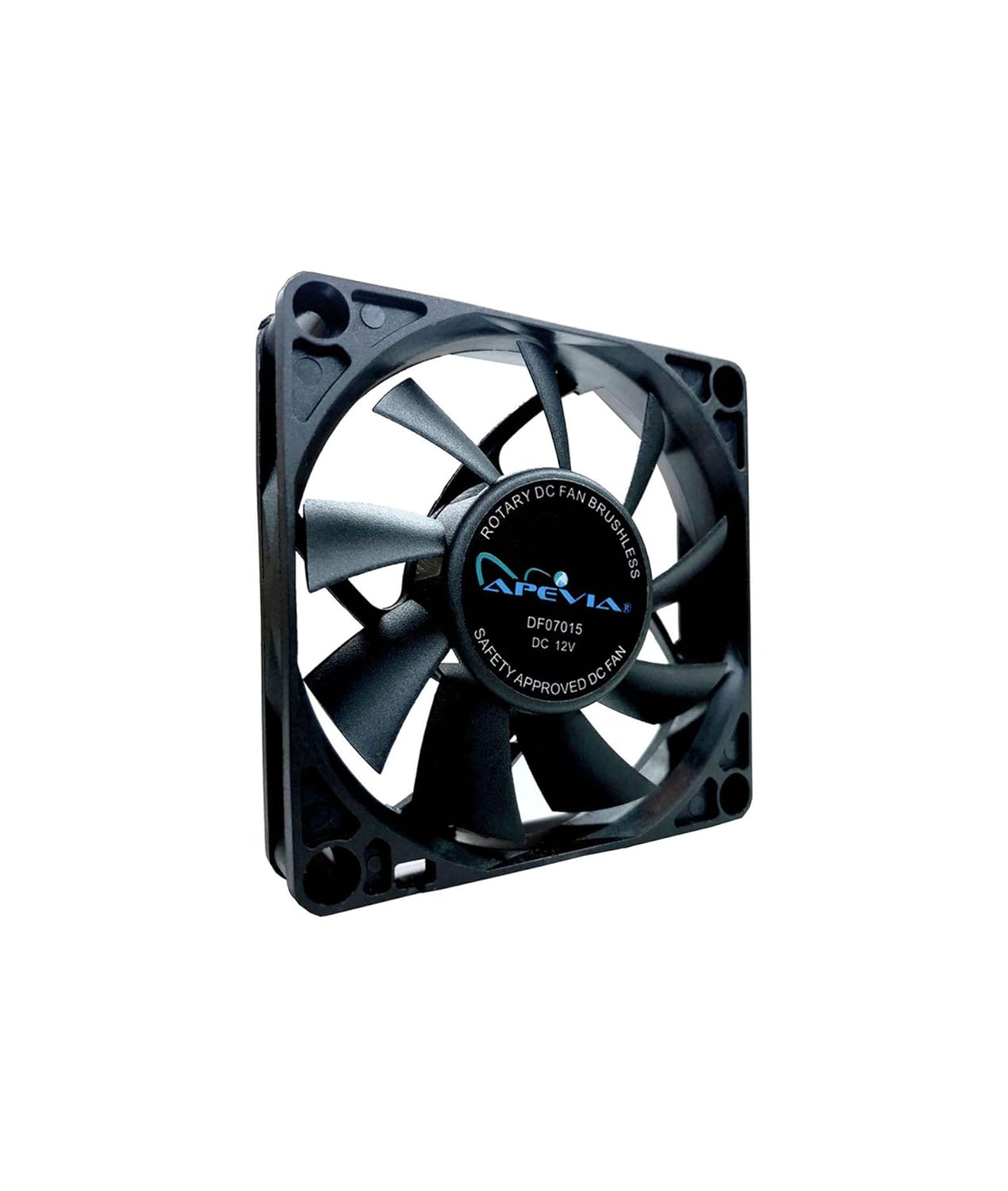 Apevia Apevia CF7015S-3 Black Case Fan 70mm 3 Pack with 4PIN Molex and 3PIN Motherboard Adapter for Efficient Cooling - View 2 of 9