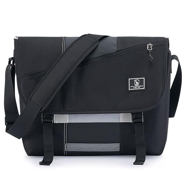 OIWAS OIWAS Messenger Bag for Men and Women 15.6 Inch Laptop Crossbody Casual Satchel Shoulder Bag for College Travel and Office Use