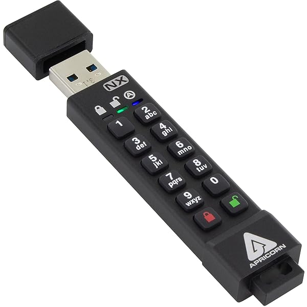 Apricorn Apricorn Aegis Secure Key 3 NX 32GB: FIPS 140-2 Encrypted USB 3.0 Flash Drive for Ultimate Data Security