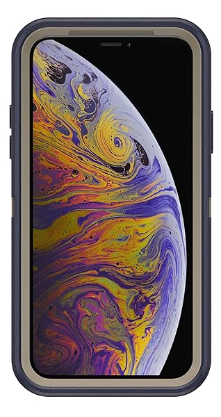 OtterBox OtterBox Defender Series Case for iPhone Xs and iPhone X Dark Lake Color Retail Packaging - View 3 of 9