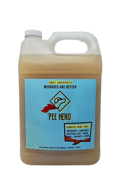 Urea-Z Urea Z Pee Hero 1 Gallon Urine Odor Eliminator for Dog Urine on Turf Yard Grass Concrete Makes 16 Gallons