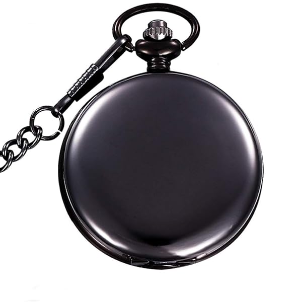 LYMFHCH LYMFHCH Classic Smooth Vintage Quartz Pocket Watch for Men and Women Perfect Gift for Christmas Graduation and Father's Day - View 3 of 7