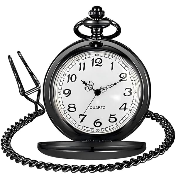 LYMFHCH LYMFHCH Classic Smooth Vintage Quartz Pocket Watch for Men and Women Perfect Gift for Christmas Graduation and Father's Day