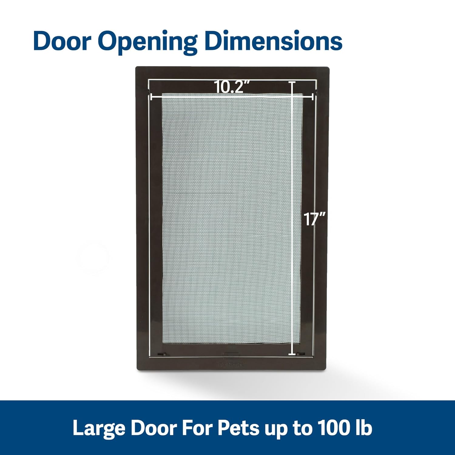PetSafe PetSafe Dog Door for Screen Door Large for Dogs and Cats up to 100 lb Ideal for Screen Doors Window Screens and Porch Screens - View 3 of 9