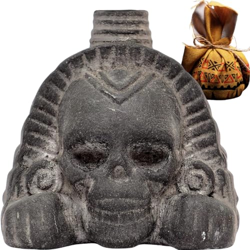 ZBOSS Authentic Aztec Death Whistle by ZBOSS - 125+ Decibels, Black Obsidian, Collectible Self-Defense Tool