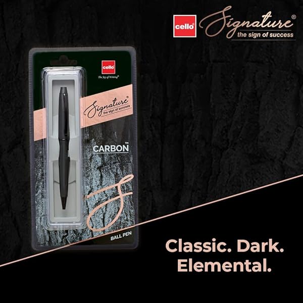 Cello Buy Cello Signature Carbon Ball Pen - Smooth Writing & Stylish Design for Everyday Use - View 3 of 7