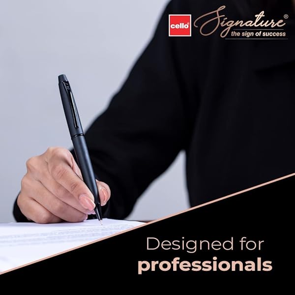 Cello Buy Cello Signature Carbon Ball Pen - Smooth Writing & Stylish Design for Everyday Use - View 5 of 7