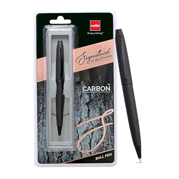 Cello Buy Cello Signature Carbon Ball Pen - Smooth Writing & Stylish Design for Everyday Use