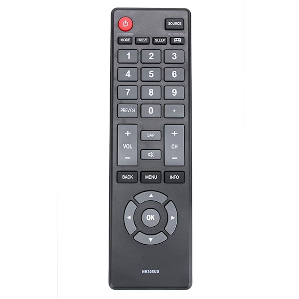 AIDITIYMI NH305UD Remote Control Replacement for Emerson LCD TV Models LE240EM4 LE290EM4 LE320EM4 LF391EM4 LF501EM5 and More