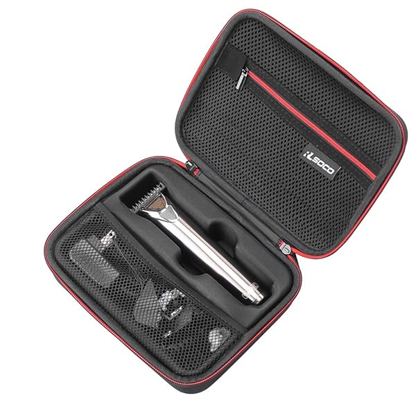 RLSOCO RLSOCO Hard Case for Wahl Clipper and Beard Trimmer Stainless Steel Lithium Ion Plus 9818 and 2.0 Slate for Men