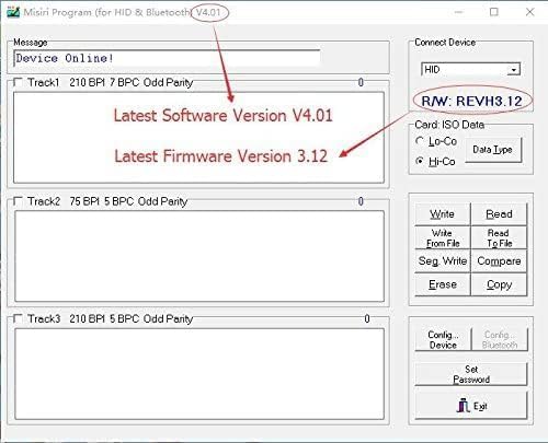 MISIRI Misiri X6BT Bluetooth Mag VIP Card Reader Writer Encoder for Fast and Efficient Card Management - View 9 of 10