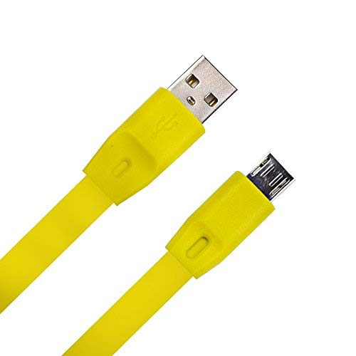 Saipomor Micro USB Replacement Cable for UE Roll Wireless Speaker Yellow Durable and Fast Charging - View 2 of 9