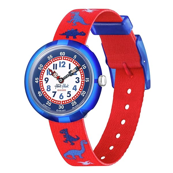 Flik Flak Flik Flak DINOSAURITOS Unisex Kids Watch ZFBNP117 - Fun & Durable Timepiece for Children