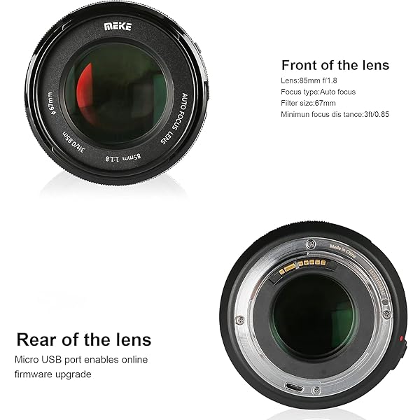 Meike Meike 85mm f/1.8 Auto Focus Lens for Canon EOS: Perfect for Full Frame & APS-C Cameras - View 2 of 7