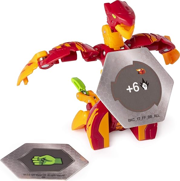 Bakugan Bakugan Ultra Pyrus Serpenteze 3 Inch Tall Collectible Transforming Creature for Kids Ages 6 and Up - View 4 of 5