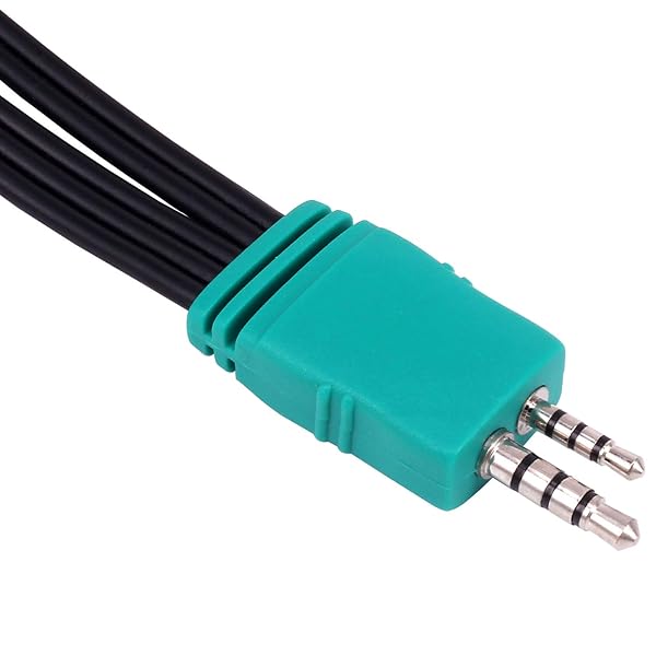 Yeworth Yeworth Samsung TV Component Adapter 0.3m 3.5mm Male to 5RCA Female Audio Video AV Cable Compatible with LED LCD TV BN39-01154W - View 4 of 5