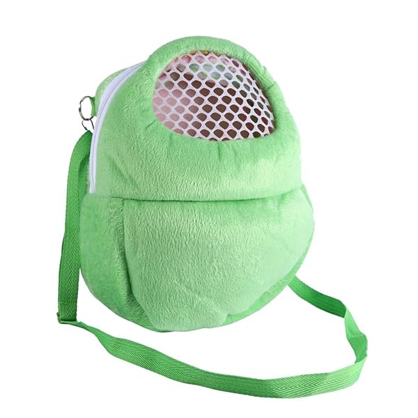 Tbest Premium Ferret Carrier Bag - Versatile Sling Backpack for Small Pets: Hamsters, Rats, Rabbits & More (Green)