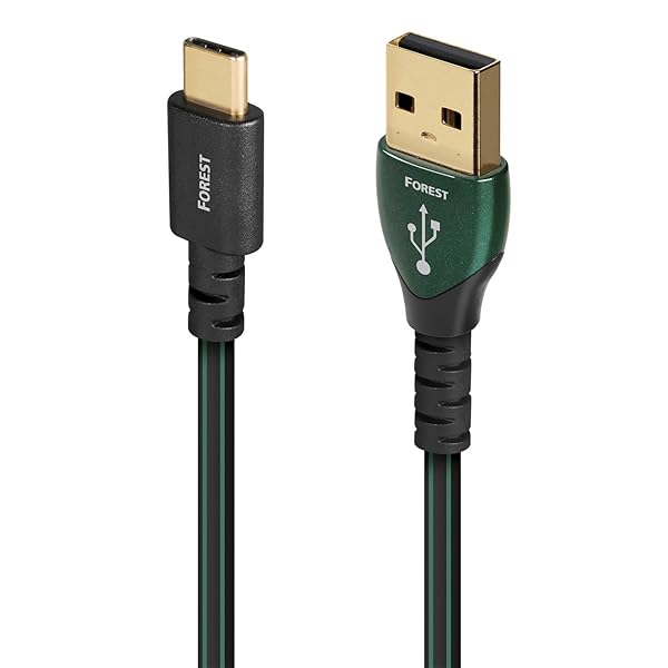 AudioQuest AudioQuest 0.75m Forest USB-C to A High-Definition Audio Cable for Superior Sound Quality - View 2 of 2