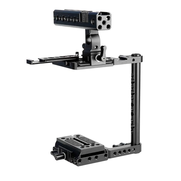NICEYRIG Buy NICEYRIG Quick Release Half Cage Kit for Panasonic, Canon & Nikon - Perfect for G85, EOS R, D850 & More! - View 2 of 9