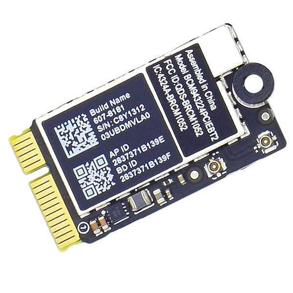 "Willhom BCM943224PCIEBT2 WiFi Bluetooth Card for MacBook Air 11" & 13" (2011-2012) - Fast Replacement Solution"