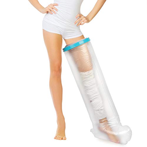 Waterproof Leg Cast Cover for Shower & Bath | Seal Tight Protector for Injured Knee, Calf & Foot