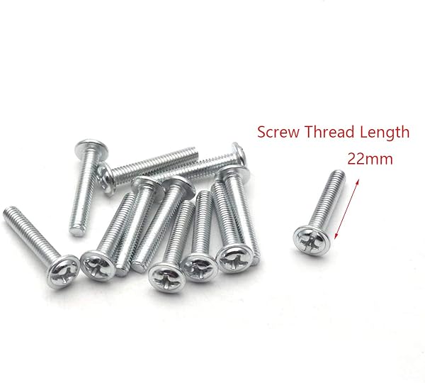 Antrader Antrader Flat Black Cabinet Hardware Round Knob 1 Inch Diameter 12 Pack with Mounting Screws for Kitchen and Bathroom Cabinets - View 3 of 5