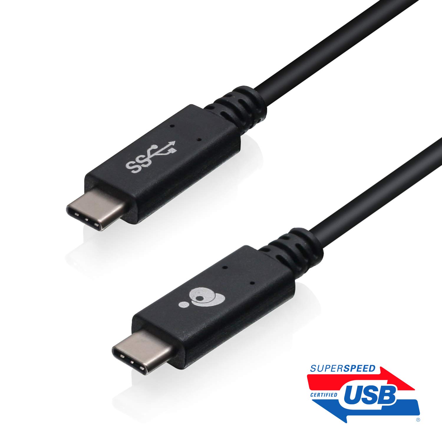 IOGEAR USB-C to USB-C 5 Gbps 6 Feet Cable for Fast Data Transfer and Charging G2LU3CCM12E - View 3 of 4