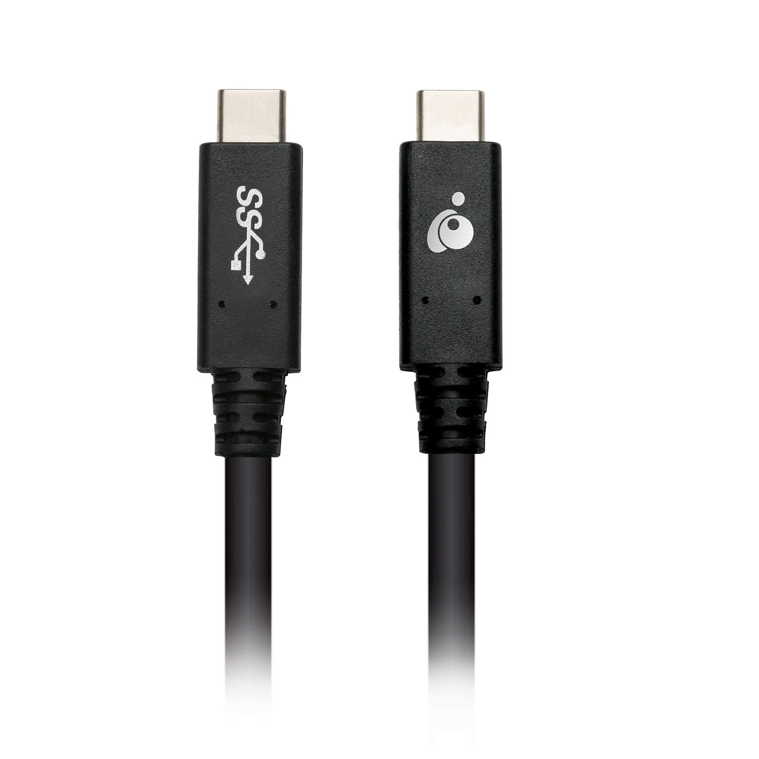 IOGEAR USB-C to USB-C 5 Gbps 6 Feet Cable for Fast Data Transfer and Charging G2LU3CCM12E