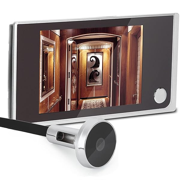 Sonew Sonew Home Video Door Eye Viewer, Security Camera Visual Door Peephole Viewer, 3.5" LCD Digital Door Eye Viewer, 120 Degree Peephole Viewer, Photo Visual Monitoring (#01 Door Viewer)