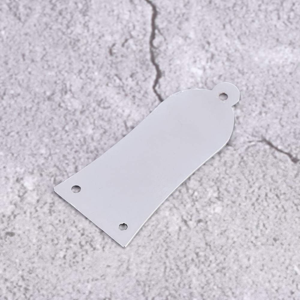 VGEBY 3 Holes Iron Electric Guitar Rod Cover Plate with Screws Silver Durable Protection for Your Guitar - View 8 of 9
