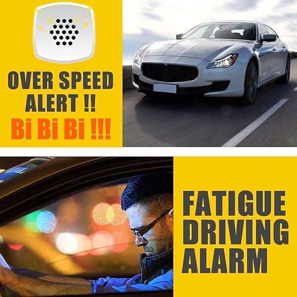 kingneed KingNeed Universal GPS Head-Up Display: Digital Speedometer & Odometer with Over Speed Alarm for All Vehicles (C80-1) - View 4 of 10