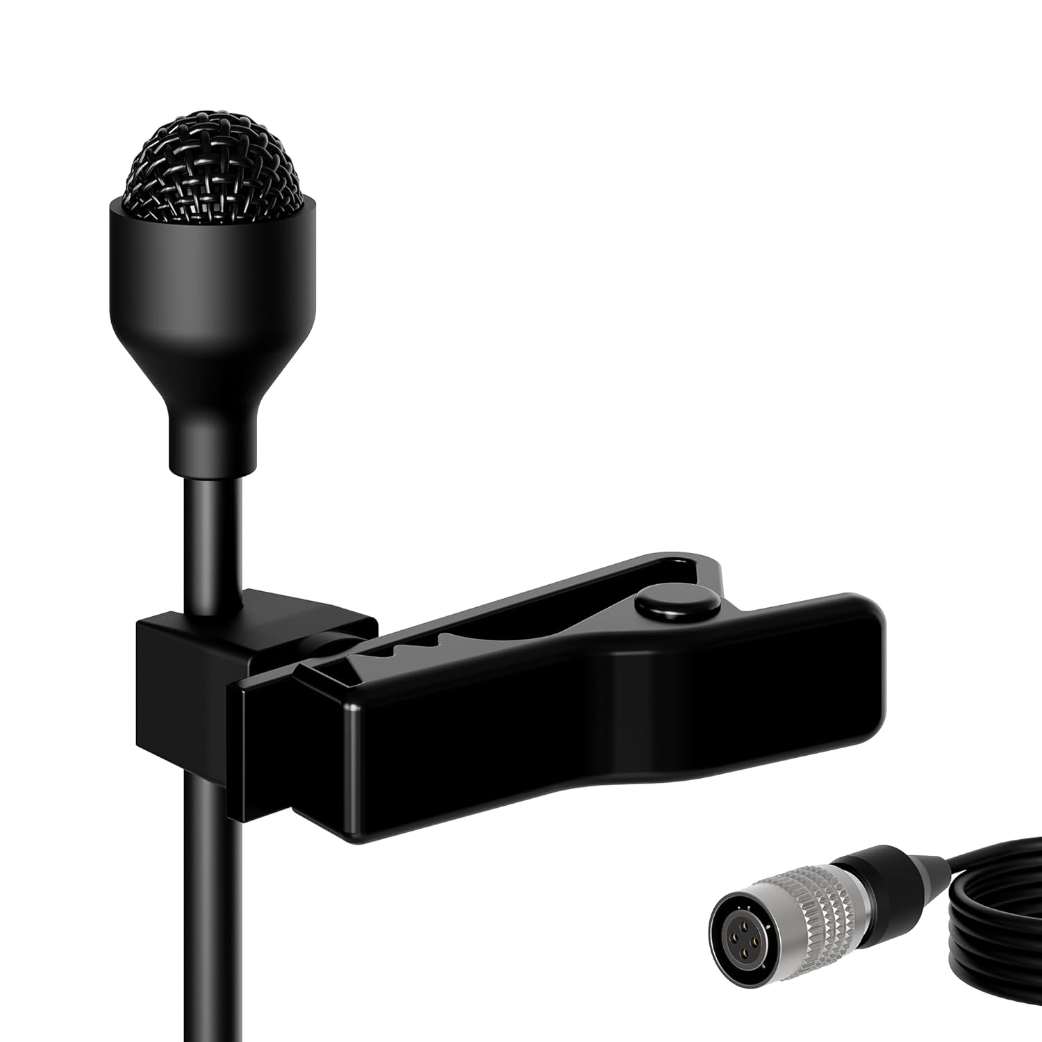 J K J K MIC-J 044 Lavalier Microphone for Audio Technica Bodypack Transmitter High Quality Lapel Mic for Clear Sound Recording