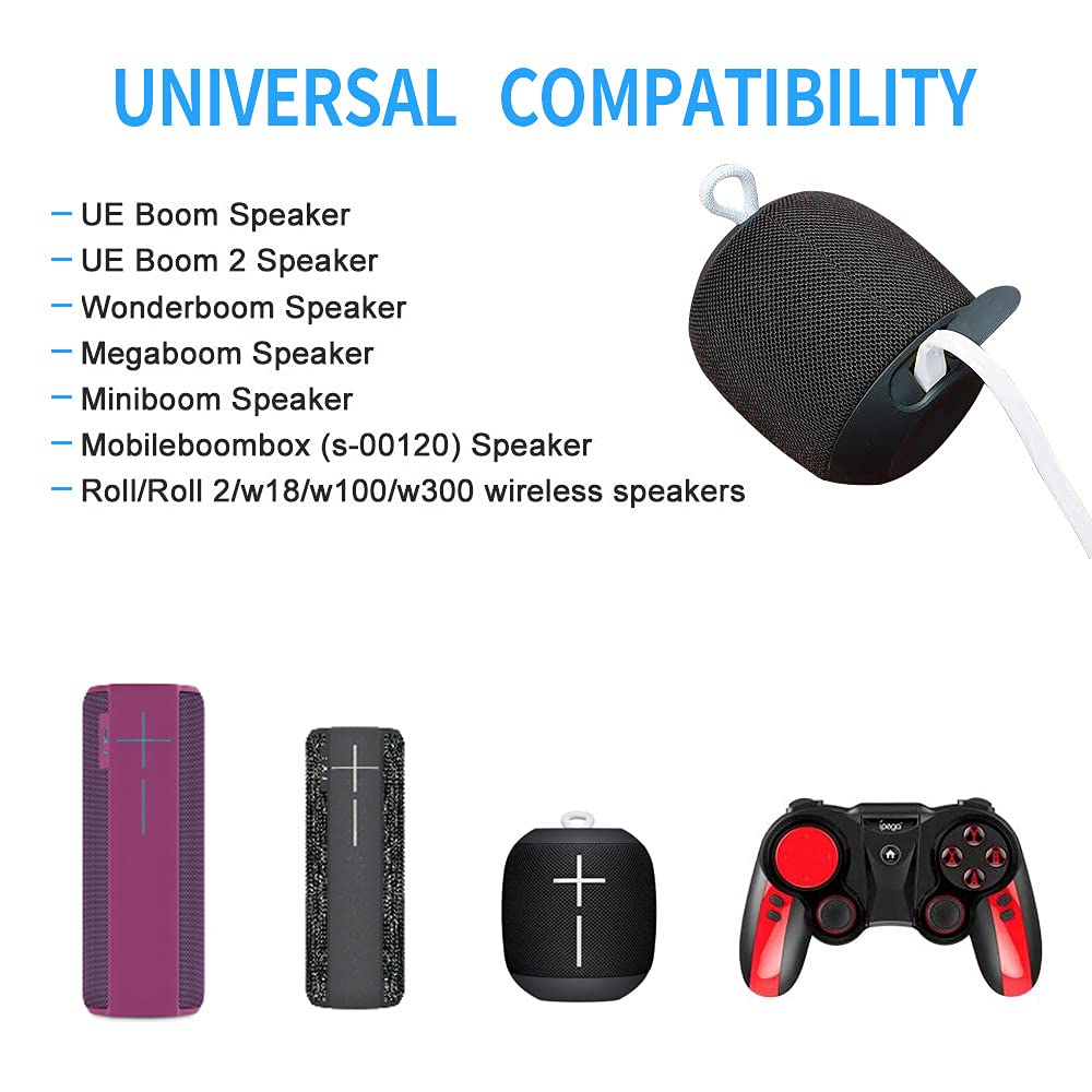 HUYUN HUYUN 4ft USB Cable for Logit UE Boom Megaboom Ultimate Ears MEGABLAST Speaker White Compatible Durable Charging Accessory - View 7 of 9