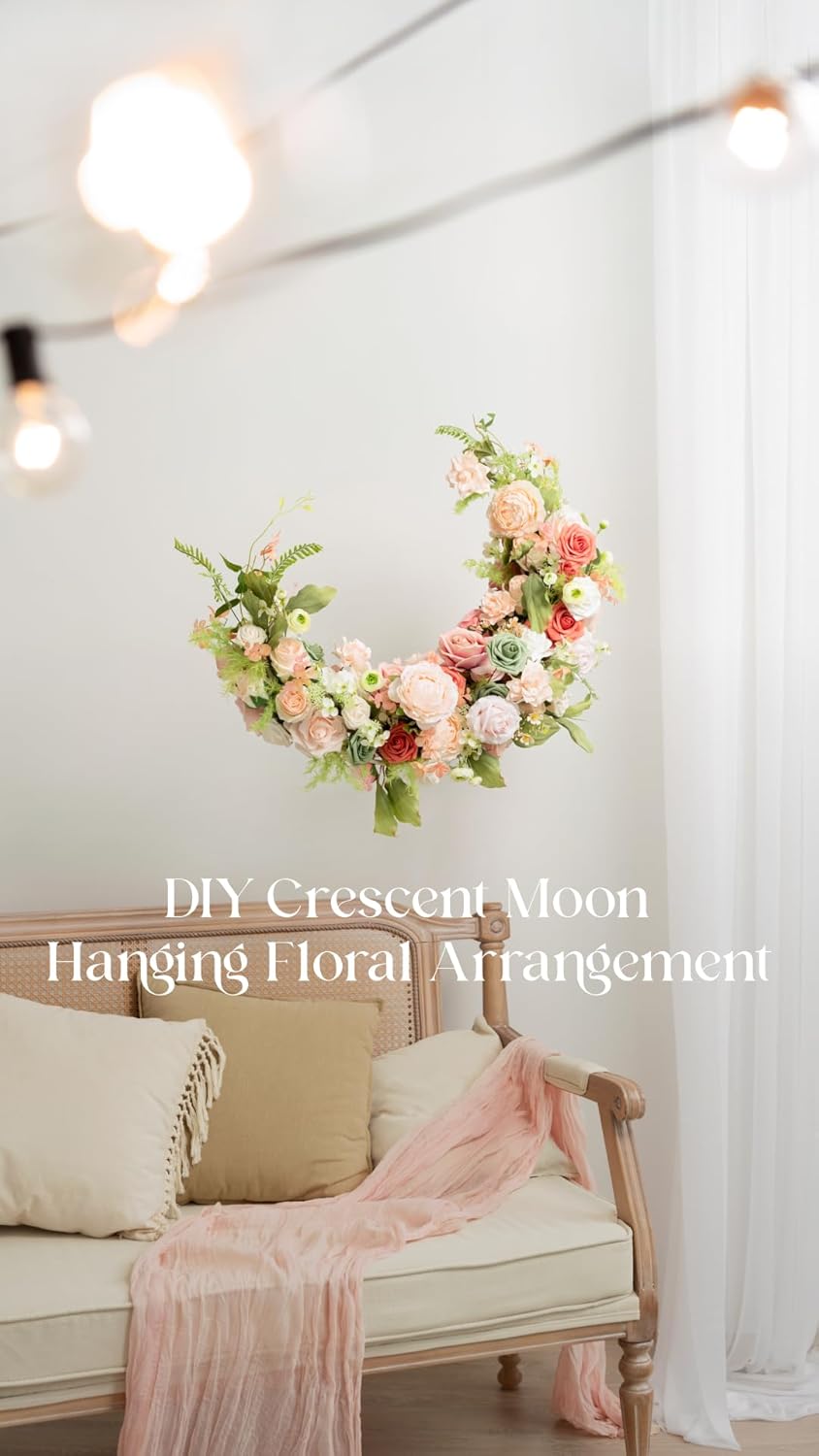 Ling's moment Ling's Moment 25Pcs Deep Coral Roses Real Touch Foam Flowers for Wedding Bouquets Centerpieces and Home Decor - View 5 of 9