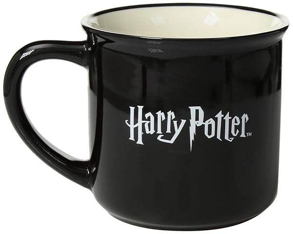 Enesco Enesco Harry Potter Magic Spell Black 16oz Ceramic Camper Mug - Perfect Gift for Fans!