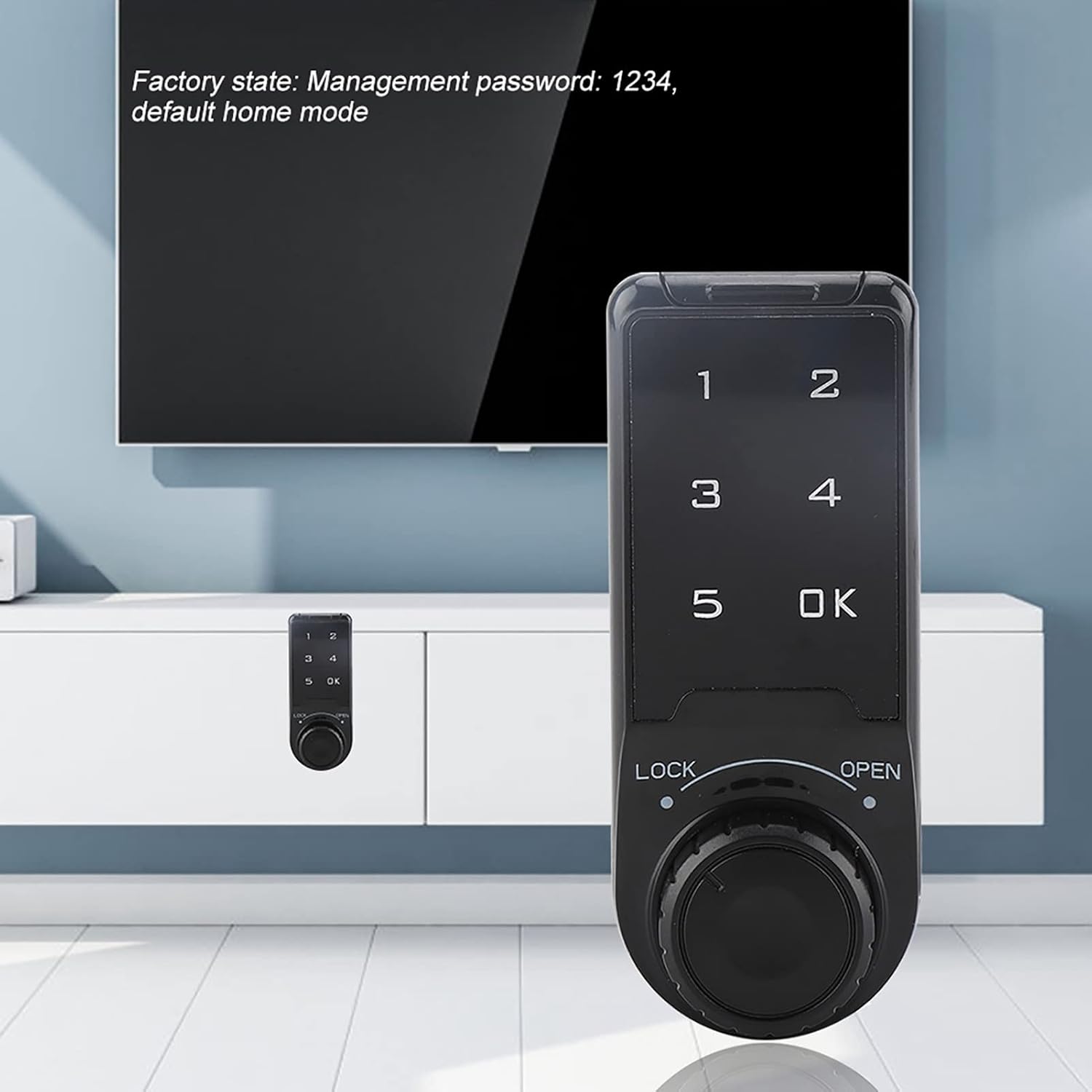 FTVOGUE Code Security Touch Digital Keypad Electronic Deadbolt Lock for Password Access and Coded Locker Solutions - View 9 of 9