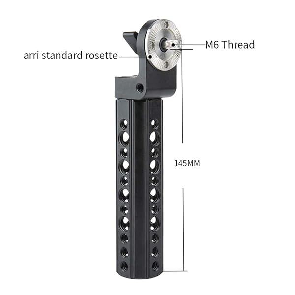 NICEYRIG NICEYRIG Camera Rosette Handle M6 Thread 31.8mm for 15mm Shoulder Rig Rod Support System - View 5 of 9