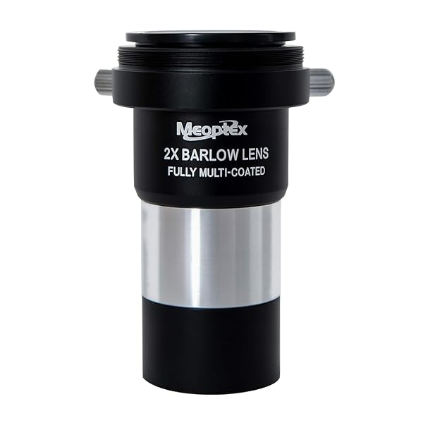 MEOPTEX "MEOPTEX 1.25" 2X Barlow Lens - Dual Elements, M42 & Filter Thread, FMC Coating for Enhanced Clarity" - View 2 of 4