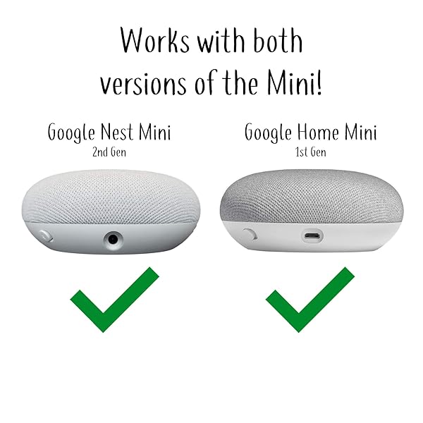 Mount Genie Mount Genie Pedestal for Nest Mini & Google Home Mini | Enhance Sound & Style | Best Clean Mount Holder (Charcoal) - View 3 of 8