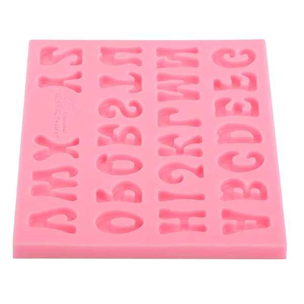Hilitand Silicone Candy Molds: 3D Alphabet Baking Set for Cakes & Chocolates - 26 Letters - View 10 of 10