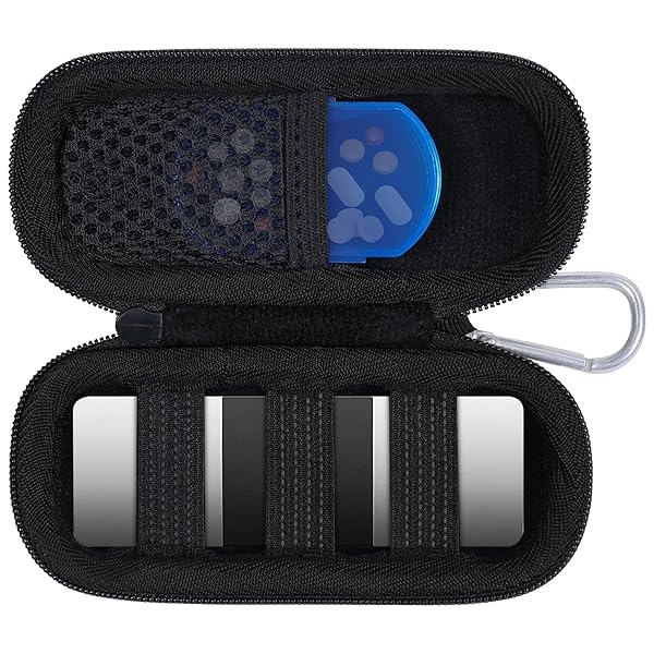Hard Storage Case for AliveCor Kardia Mobile ECG Monitor and SHANREN Heart Rate Monitors with Pill Organizer by Aenllosi