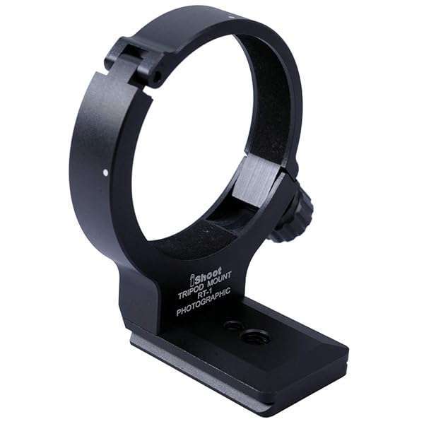 iShoot Lens Collar Support Tripod Mount for Nikon RT-1 & Nikkor 300mm/70-200mm - ARCA-Swiss Compatible Quick Release Plate - View 3 of 9