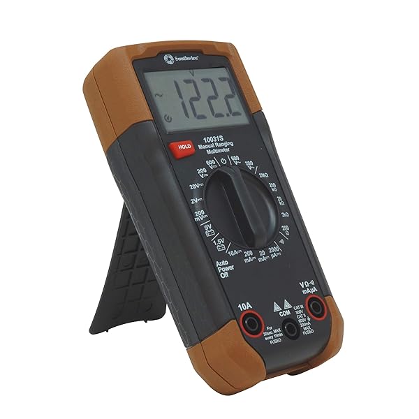 Southwire Southwire 10031S Manual Multimeter: 0-600VAC, 1.2% Accuracy, Durable ABS Design