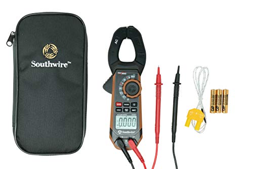 Southwire Southwire 65031640 Clamp Meter 400A AC/DC - Reliable Black/Brown Multimeter for Accurate Measurements