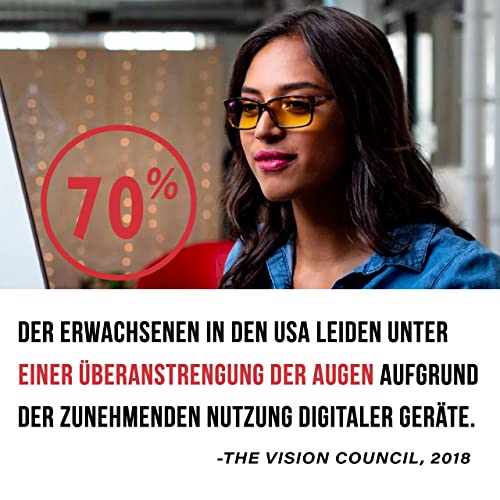 Gunnar GUNNAR Premium Reading Glasses Vertex Onyx Clear Tint Blocks 35 Percent Blue Light Pwr 1.5 - View 9 of 9