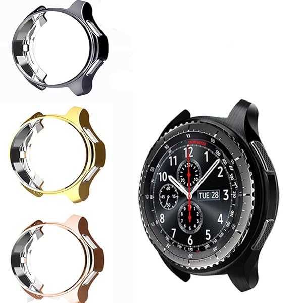 FitTurn FitTurn Gear S3 Frontier Case: Shock-Resistant TPU Cover for Samsung Galaxy Watch 46mm SM-R800